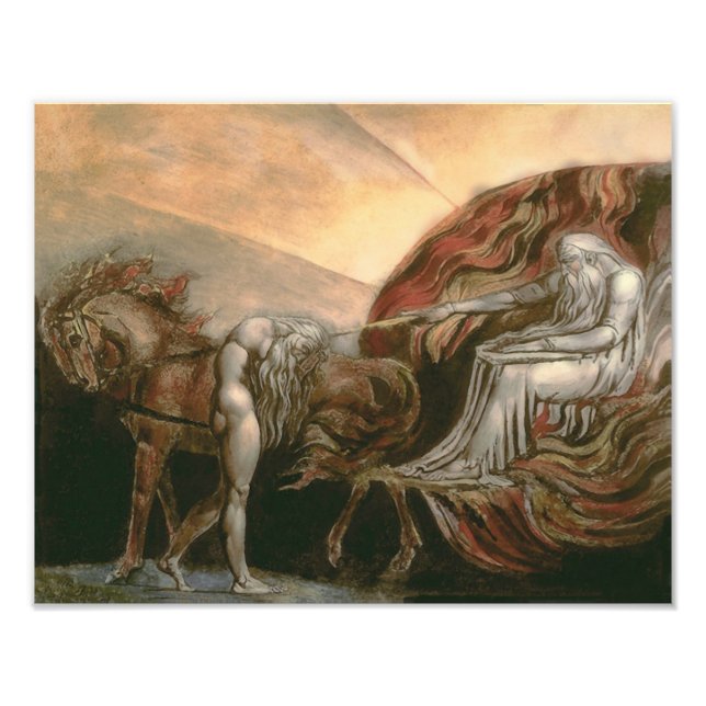 Impression Photo William Blake "God Judging Adam" (Devant)