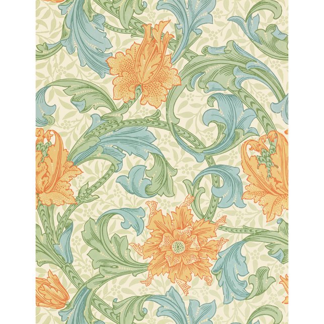 Impression Photo William Morris floral wallpaper (Créateur téléchargé)