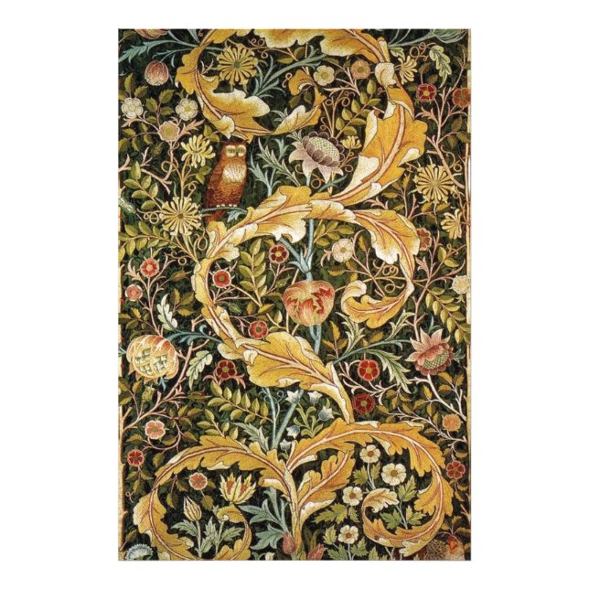 Impression Photo William Morris Owl et Acanthus (Devant)