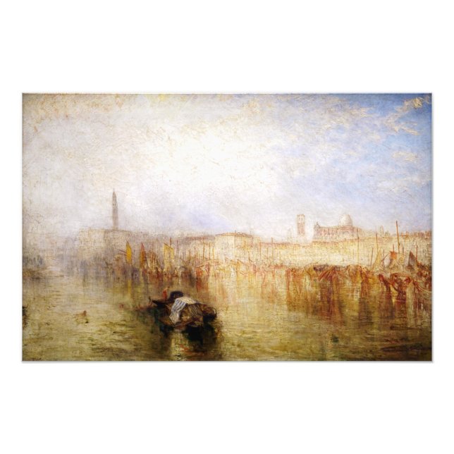 Impression Photo William Turner - Venice Quay, Palais Ducal (Devant)