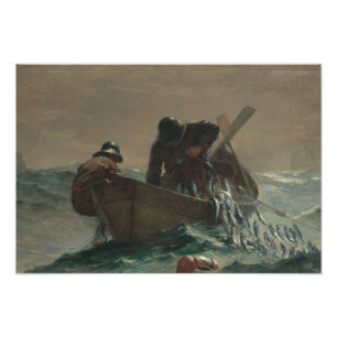 Impression Photo Winslow Homer - Le Herring Net