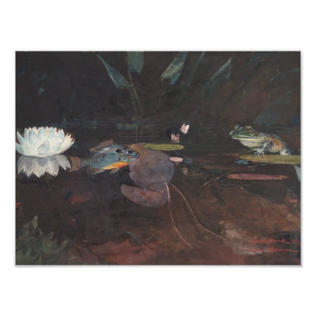 Impression Photo Winslow Homer - Mink Pond (Devant)