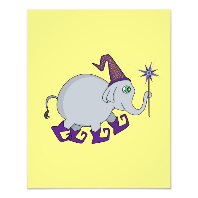 Impression Photo Wizard Elephant (Devant)