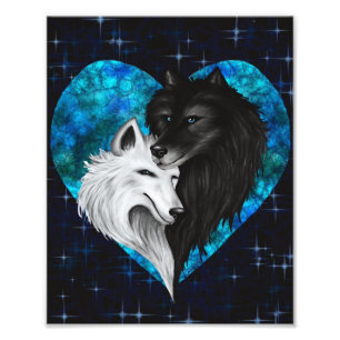 Impression Photo Wolf Heart Imprimer - Valentine's Edition