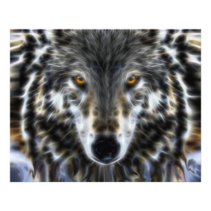 Impression Photo Wolf Woodland Portrait inspirant