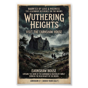 Impression Photo Wuthering Heights Moorland Gothique Voyage Vintage