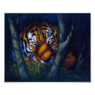 Impression Photo Yeux de tigre