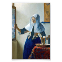 Young Woman with a Water Pitcher by Vermeer