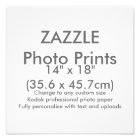 Zazzle Personnalisé 14" x 18" Modèle d'impression 