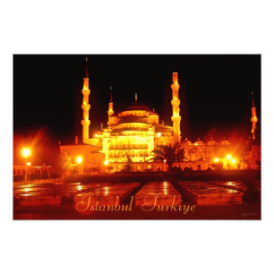 Impression photographique de la mosquée Turkiye d'