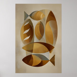 Impression Poissons et Pains, Moderne du Milieu du