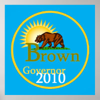 Impression POSTER du gouverneur Brown
