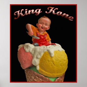 Impression Poster vintage King Kone