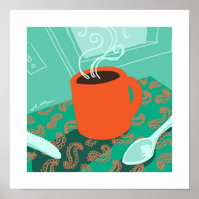 Impression rétro de la Coupe du Café (Devant)