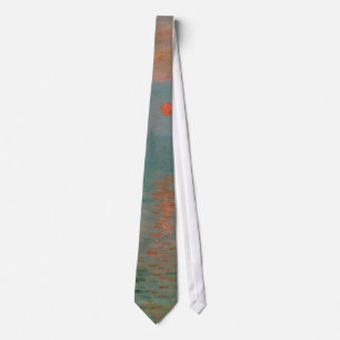 Impression, Soleil Levant by Claude Monet 1872 Tie