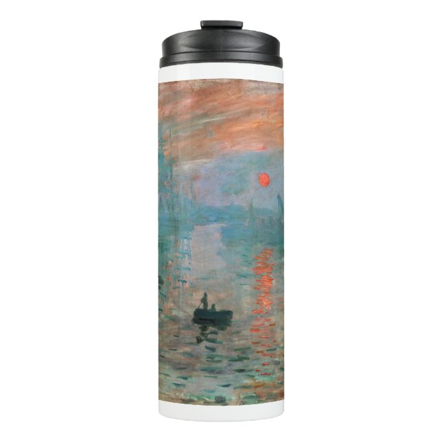 Impression, Sunrise 1872 Claude Monet Thermal Tumbler (Front)