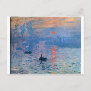 Impression, sunrise by Claude Monet Postcard