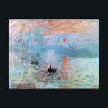 Impression, Sunrise by Claude Monet Postcard<br><div class="desc">Impression,  Sunrise by Claude Monet</div>