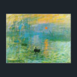 Impression, Sunrise by Claude Monet Postcard<br><div class="desc">Monet - a celebration of the Masters of Art</div>