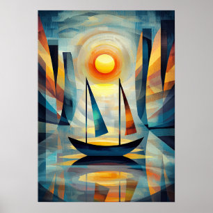 Impression Sunrise - Chef-d'œuvre cubiste inspiré