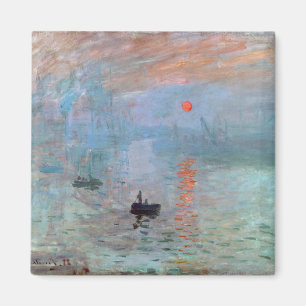 Impression, Sunrise, Claude Monet, 1872 Magnet