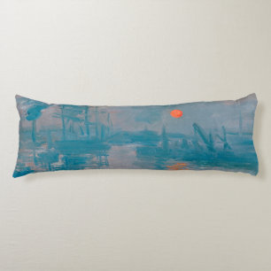 Impression Sunrise Claude Monet Body Pillow