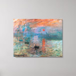 Impression, Sunrise | Claude Monet | Canvas Print<br><div class="desc">Impression,  Sunrise is a 1872 painting Claude Monet.</div>
