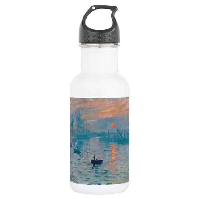 Impression Sunrise claude monet impressionist 532 Ml Water Bottle (Front)