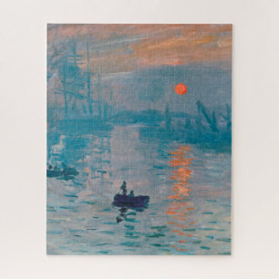 Impression Sunrise claude monet impressionist Jigsaw Puzzle