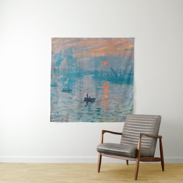 Impression Sunrise Claude Monet  Tapestry (In Situ)