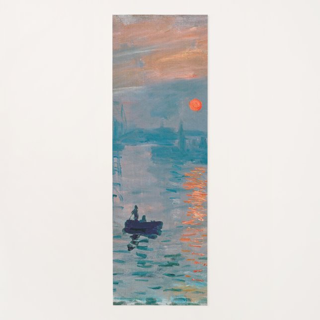 Impression Sunrise Claude Monet  Yoga Mat (Front)