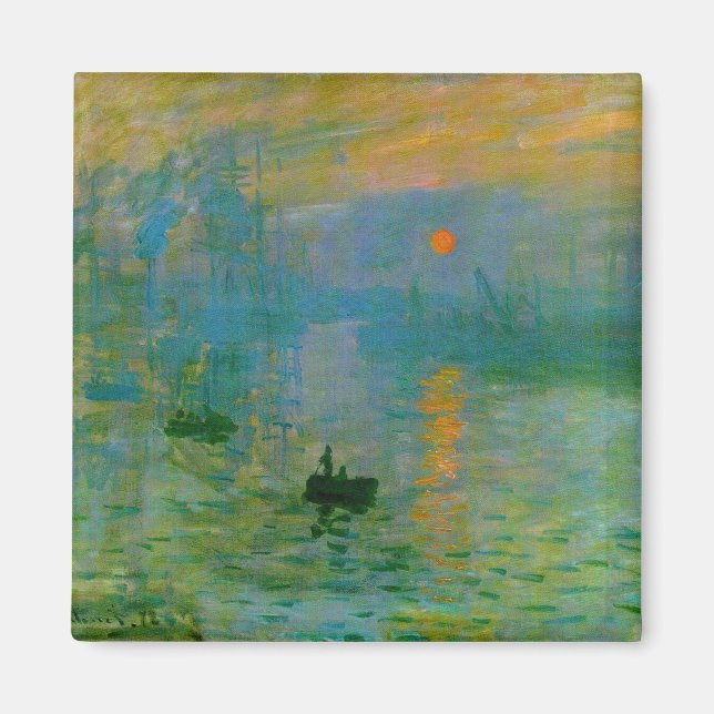 Impression Sunrise Fine Art Magnet (Front)