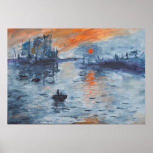 Impression, Sunrise Poster