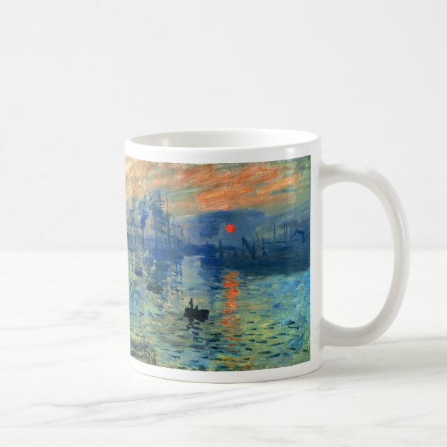 Impression Sunrise, Soleil Levant, Claude Monet Coffee Mug (Right)