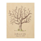 Arbre d'empreintes digitales mariage (Brown)