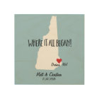 New Hampshire Rustic Mariage couple où il a commen