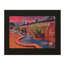 OEuvre murale en bois de 10 po x 8 po