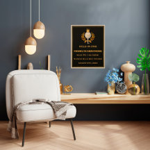 Plaque de golf en bois en bois personnalisée