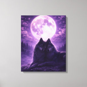 Impression sur toile 40x50 Faune céleste fantastiq