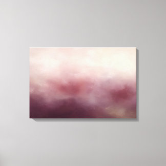 Impression sur toile Burgundy Veil Soft Maroon Was
