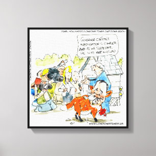 Impression sur toile Chris Christie Mensonge Un Re