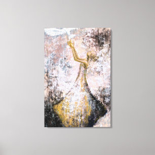 Impression sur toile Colombe blanche - Peinture ab