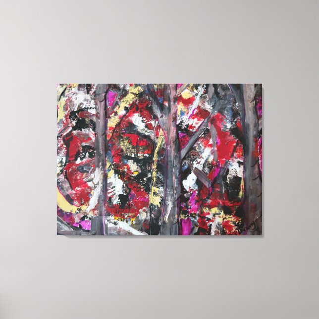 Impression sur toile d'art abstrait (Recto)