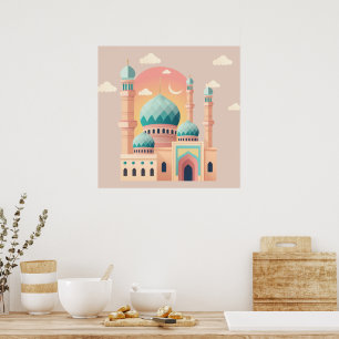 Impression sur toile de célébration de Ramadan