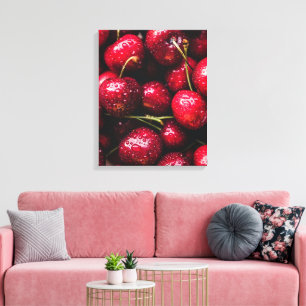 Impression sur toile de cerise