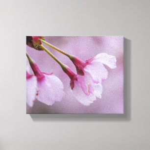 Impression sur toile de cerisier en fleurs