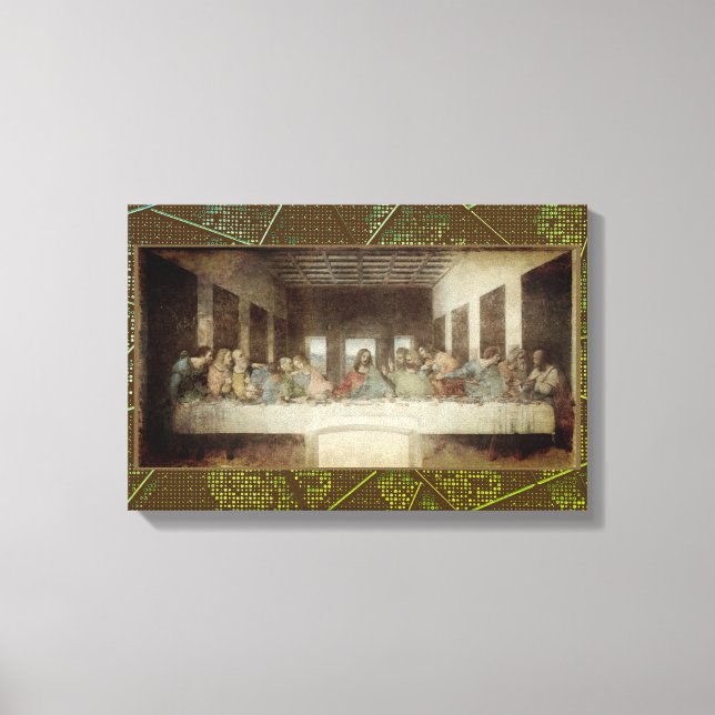 Impression sur toile de la Cène (Recto)
