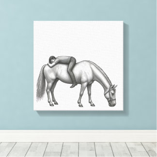 Impression sur toile de la collection de chevaux