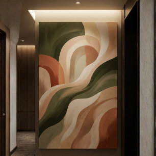 Impression sur toile de la galerie abstraite en te