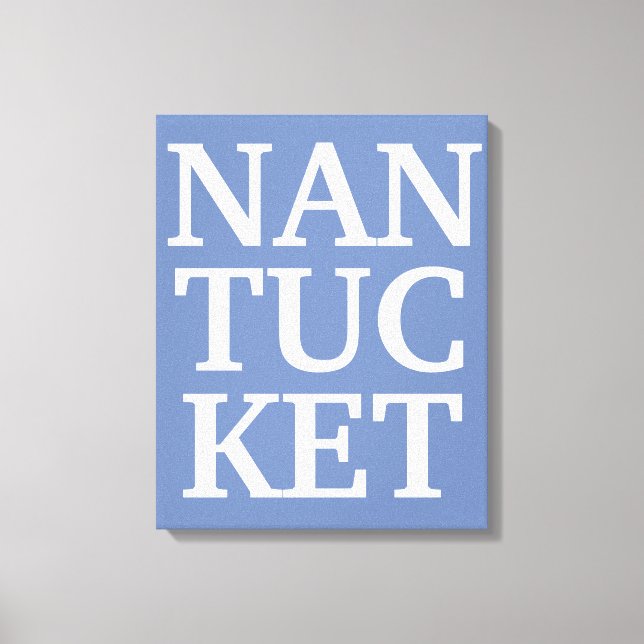 impression sur toile de Nantucket (Recto)